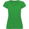 Kurzärmelige t shirts roly victoria woman 100% baumwolle tropengrün mit Werbung bilden 1
