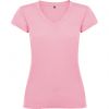 Kurzärmelige t shirts roly victoria woman 100% baumwolle light pink mit Werbung bilden 1