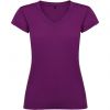 Kurzärmelige t shirts roly victoria woman 100% baumwolle purpur mit Werbung bilden 1