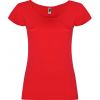 Kurzärmelige t shirts roly guadalupe woman 100% baumwolle rot mit Logo bilden 1