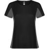 Technische t shirts roly shangai woman polyester schwarz graphit bilden 1