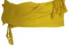 Peñas regionale Baumwollschärpen mit Fransen 12x240 cm aus 100% gelber Baumwolle mit Werbeansicht 1