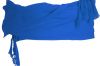 Peñas regionale Baumwollschärpen mit Fransen 28x300 cm aus 100% blauer Baumwolle Ansicht 1