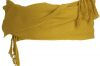 Peñas regionale Baumwollschärpen mit Fransen 28x300 cm aus 100% Baumwolle gold Ansicht 1