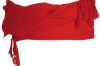 Peñas regionale Baumwollschärpen mit Fransen 24x300 cm 100% Baumwolle rot mit Logo Ansicht 1