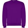 Arbeits sweat shirts roly clasica baumwolle purpur gedruckt bilden 1